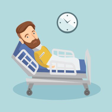 Hasta adam Sıcaklığı ölçme.