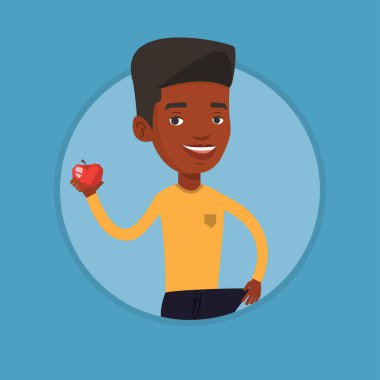 İnce adam onun diyet sonuçlar.