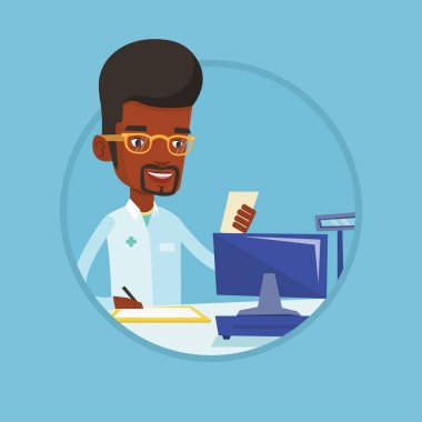 Eczacı yazma reçete.