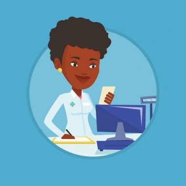 Eczacı yazma reçete.