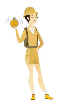 Asya seyahat holding çalar saat.