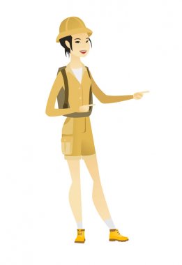 Asya seyahat tarafına işaret.