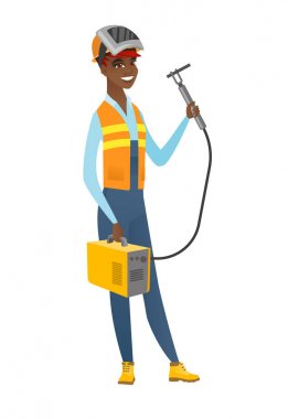 Kaynakçı Kaynak Makinası gaz holding.