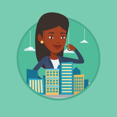 Emlakçı şehir modeli sunulması.