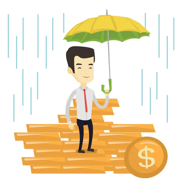 Caucasian Business Insurance Agent With Umbrella Stock Vector Image By Caucasian Business Insurance Agent With Umbrella Stock Vector Image By