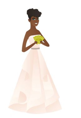 Mutlu Afrika nişanlısı holding para.