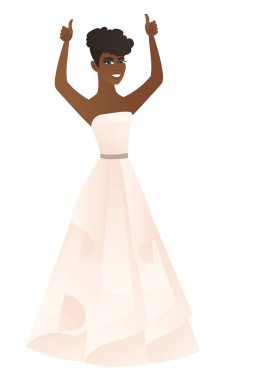 Vektör çizim başparmak veren nişanlısı