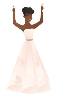 Nişanlısı ile ayakta kollarını kaldırdı.