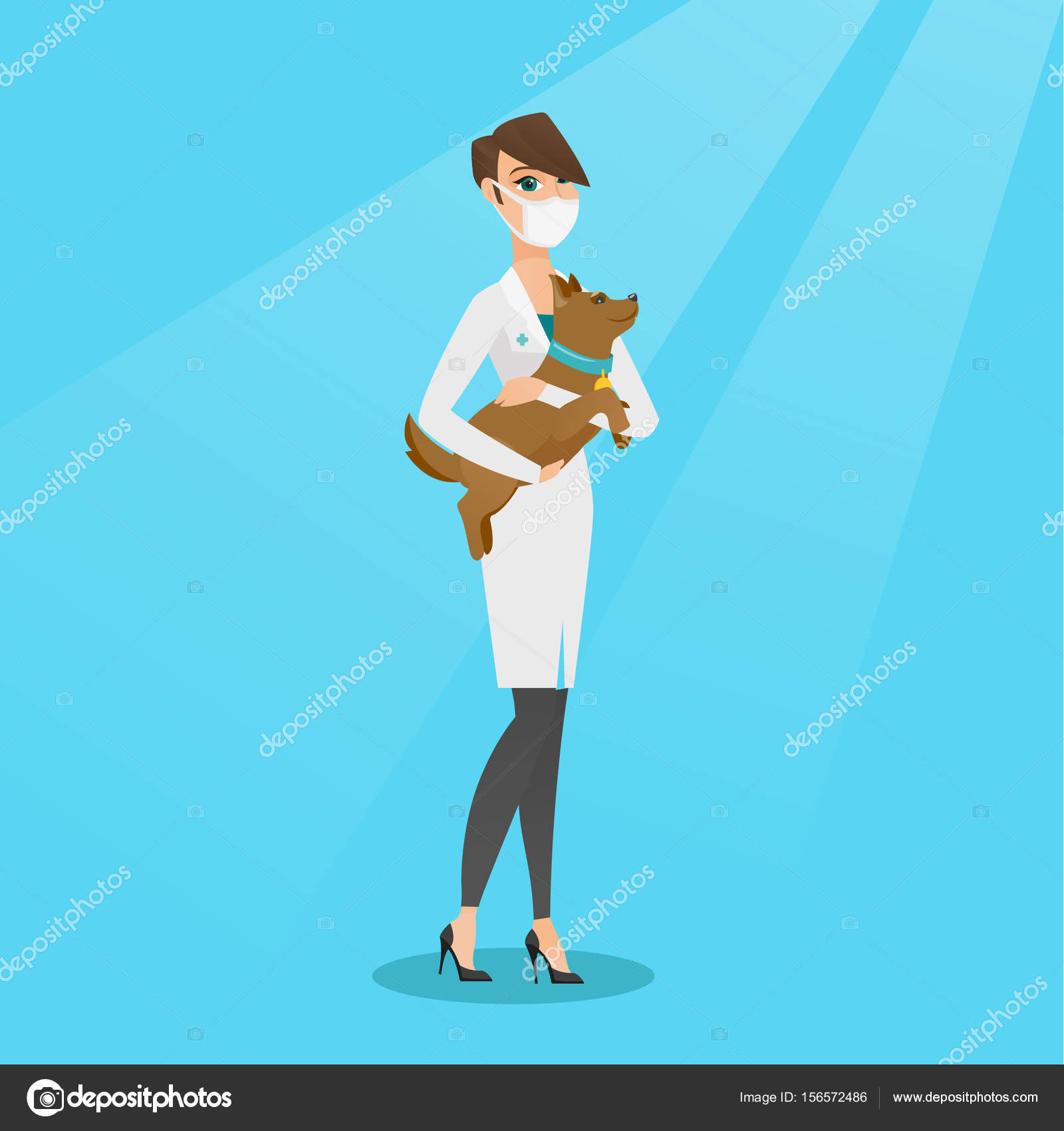 Kendi elleriyle köpek maskesi Kendi elleriyle köpek maskesi