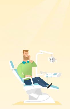 adam acı diş ağrısı.