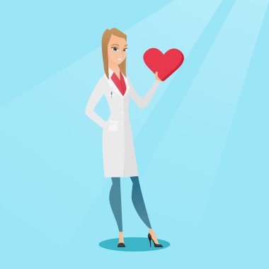 Doktoru kardiyolog holding kalp.