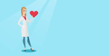 Doktoru kardiyolog holding kalp.