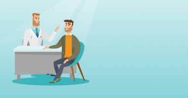 Office hekim danışmanlık erkek hastada.