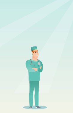 Kendine güvenen genç cerrah silah ile geçti.