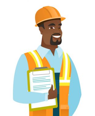 Pano kağıtları ile tutarak Afrika Oluşturucu.