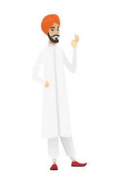 ok işaret gösteren işadamı gülümseyen.