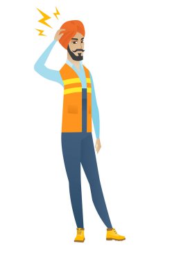 Onun Merkez over yıldırım ile genç hindu Oluşturucu.