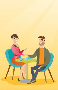 Manikür çivi salonda alma adam.