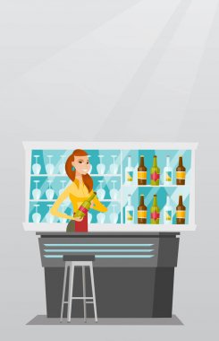 Barda duran barmen sayaç.