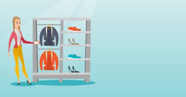 Kadın giyim mağazası bir fiyat etiketi tarafından şok.