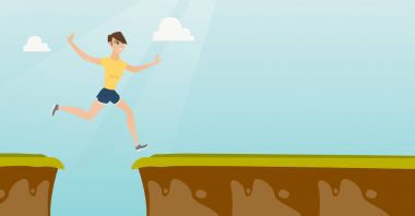 Genç Beyaz sporcumuz uçurumdan atlama