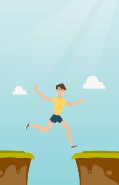 Genç Beyaz sporcumuz uçurumdan atlama