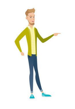 Genç Beyaz öfkeli işadamı çığlık.