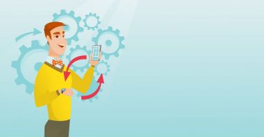 Smartwatch ve smartphone arasındaki eşitleme.