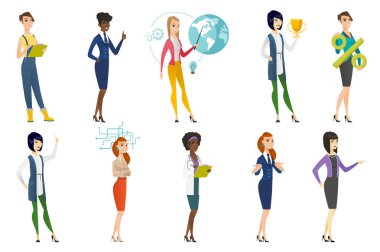 İş kadını, hostes, Doktor meslek kümesi.