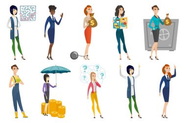 İş kadını, hostes, Doktor meslek kümesi.