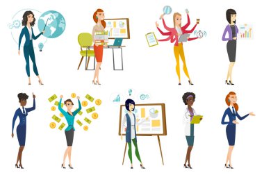 İş kadını, hostes, Doktor meslek kümesi.