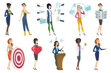 İş kadını, hostes, Doktor meslek kümesi.