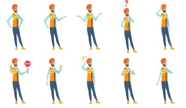 Hint Oluşturucusu vektör çizimler set.