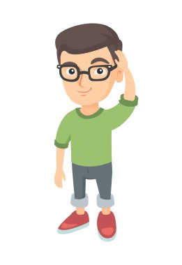 Beyaz çocuk kafa çizilmemesi karıştı.