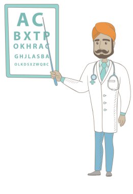 Hint göz doktoru göz grafik işaret.