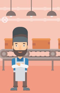 Emin gülümseyen Kaynakçı.