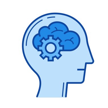 İş düşünme satırı simgesi.