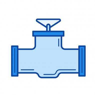 Endüstriyel Vana satırı simgesi.