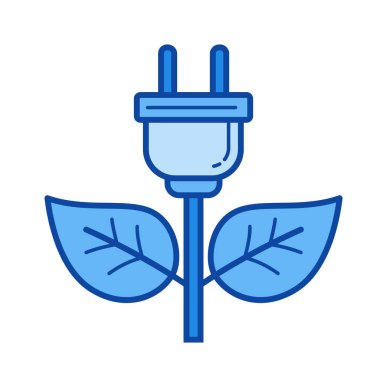 Yeşil güç satırı simgesi.