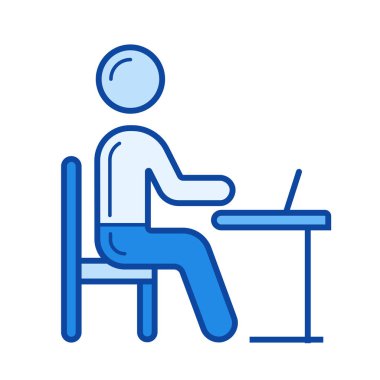 Öğrenci satırı simgesi.