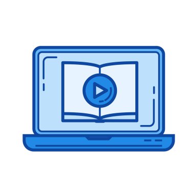 Video öğretici satırı simgesi.