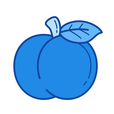 Şeftali satırı simgesi.