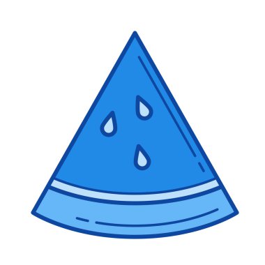 Parça karpuz satırı simgesi.