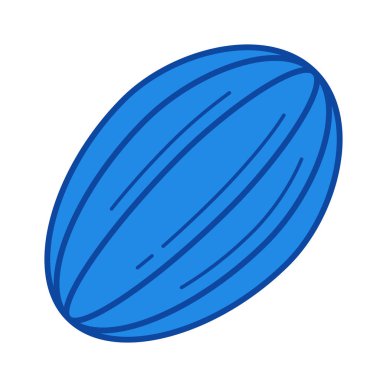 Kakao fasulyesi çizgisi simgesi.