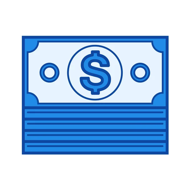 Cash line icon. — Stock Vector