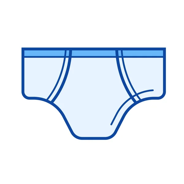 Pantalones cortos línea icono . — Archivo Imágenes Vectoriales