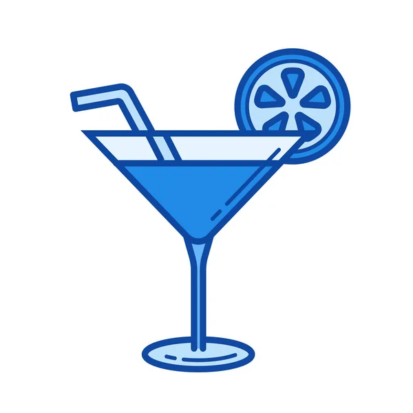 Cocktaillijn pictogram. — Stockvector