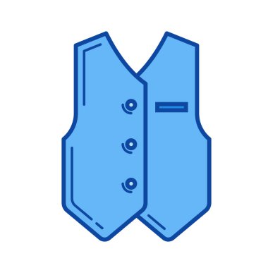 Damat giyim satırı simgesi.