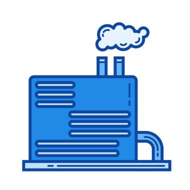 Rafineri satırı simgesi.