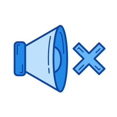 Sessiz ses satırı simgesi.